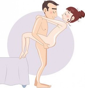faire l'amour debout, soulever sa partenaire