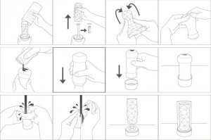 schéma Masturbateur Tenga 3D